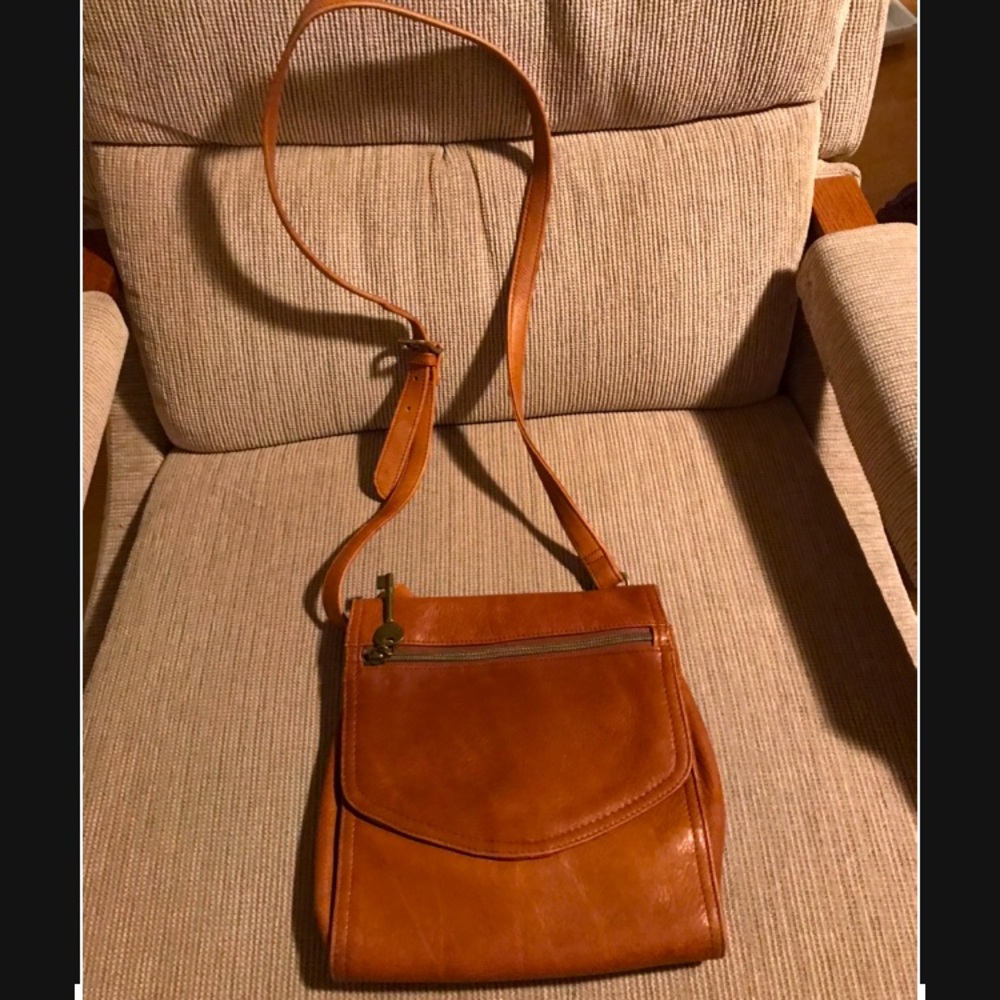 Fossil Brown Crossbody Purse